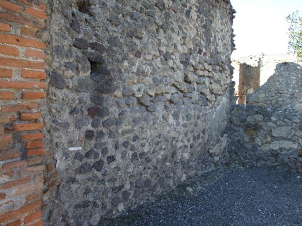 VI.14.7 Pompeii. December 2007. West wall.