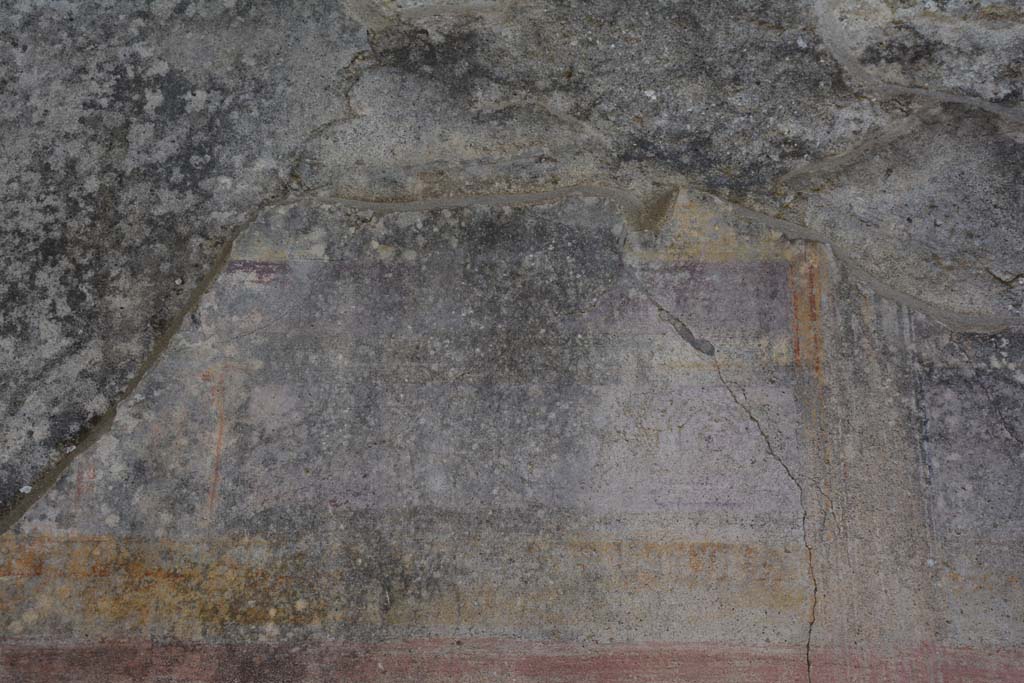 VI 15 5 Pompeii. March 2019. Oecus/triclinium 8, upper south wall at east end.
Foto Annette Haug, ERC Grant 681269 DCOR.

