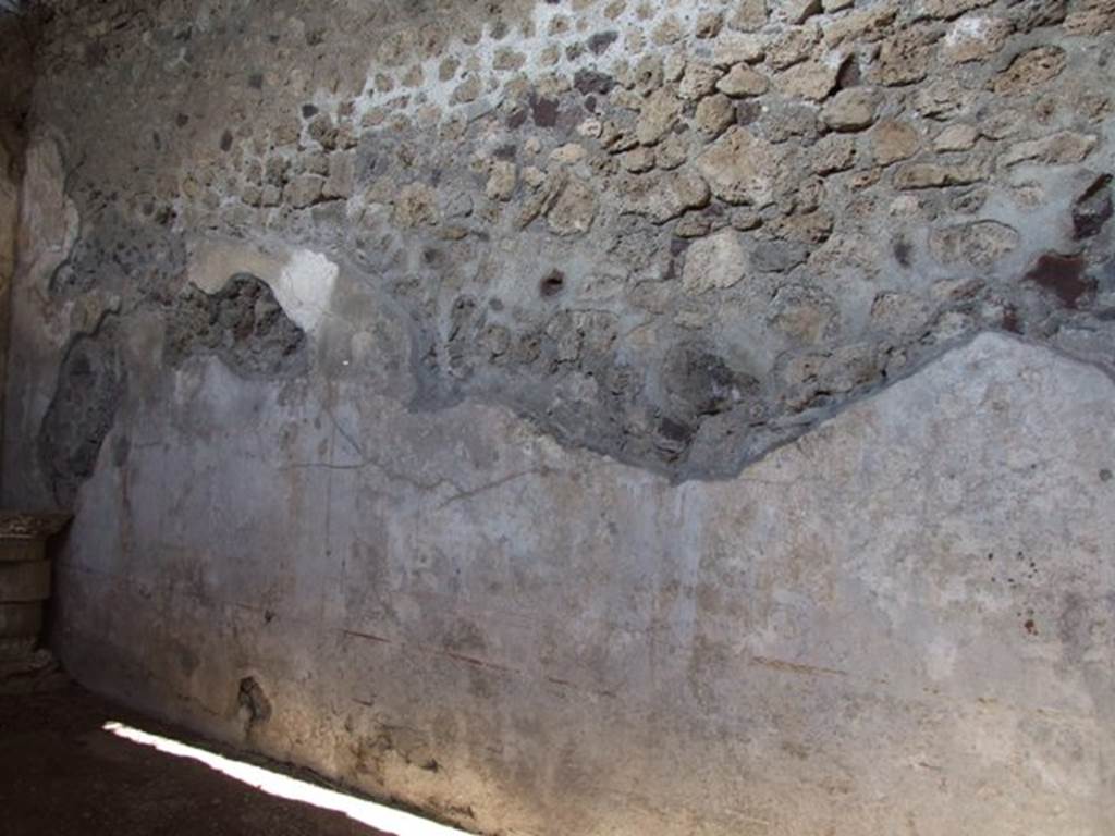 VI.15.9 Pompeii.  March 2009.  Triclinium.  North wall.