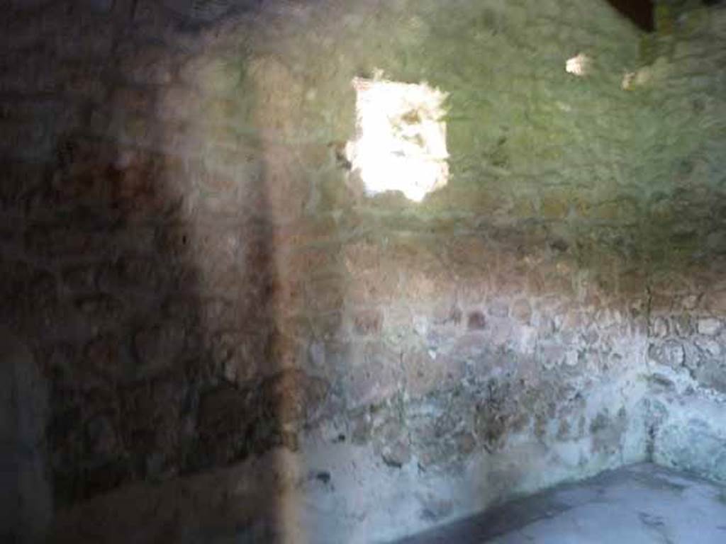VI.16.7 Pompeii. May 2016. Room M, north wall and part of east wall, after restoration. Photo courtesy of Buzz Ferebee.
