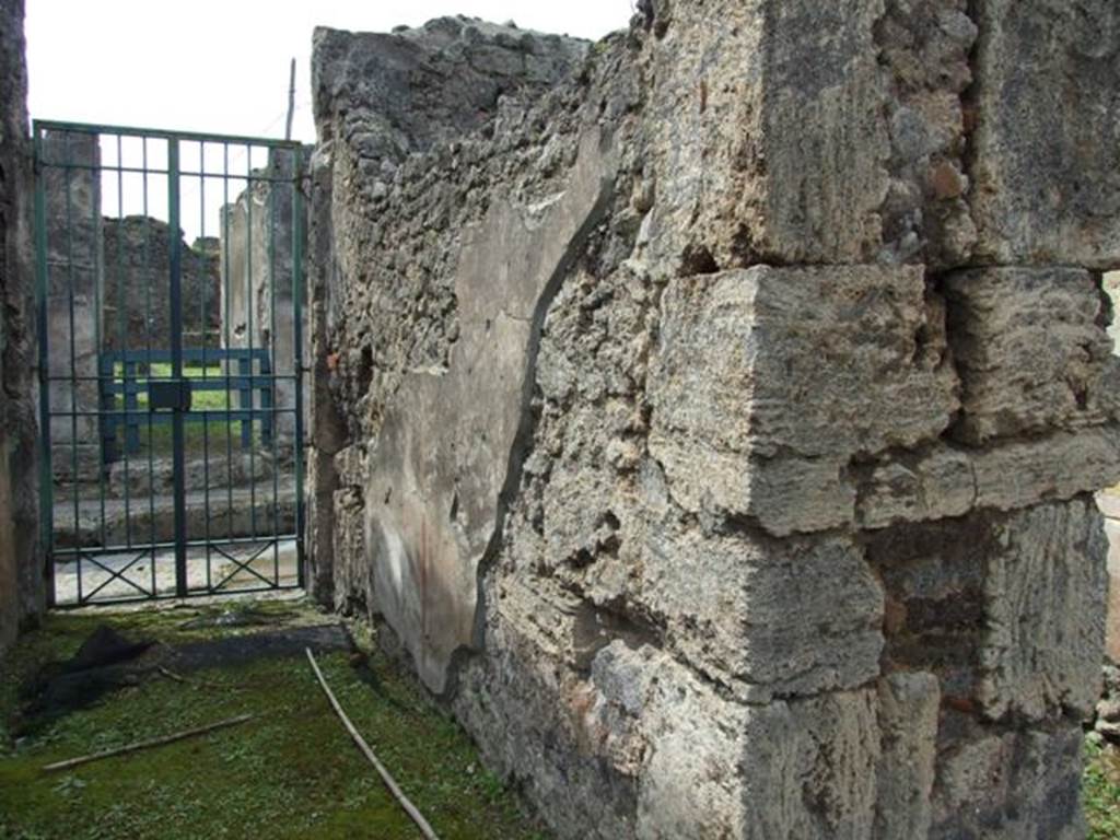 VI.16.27 Pompeii. March 2009. Room A, north wall.