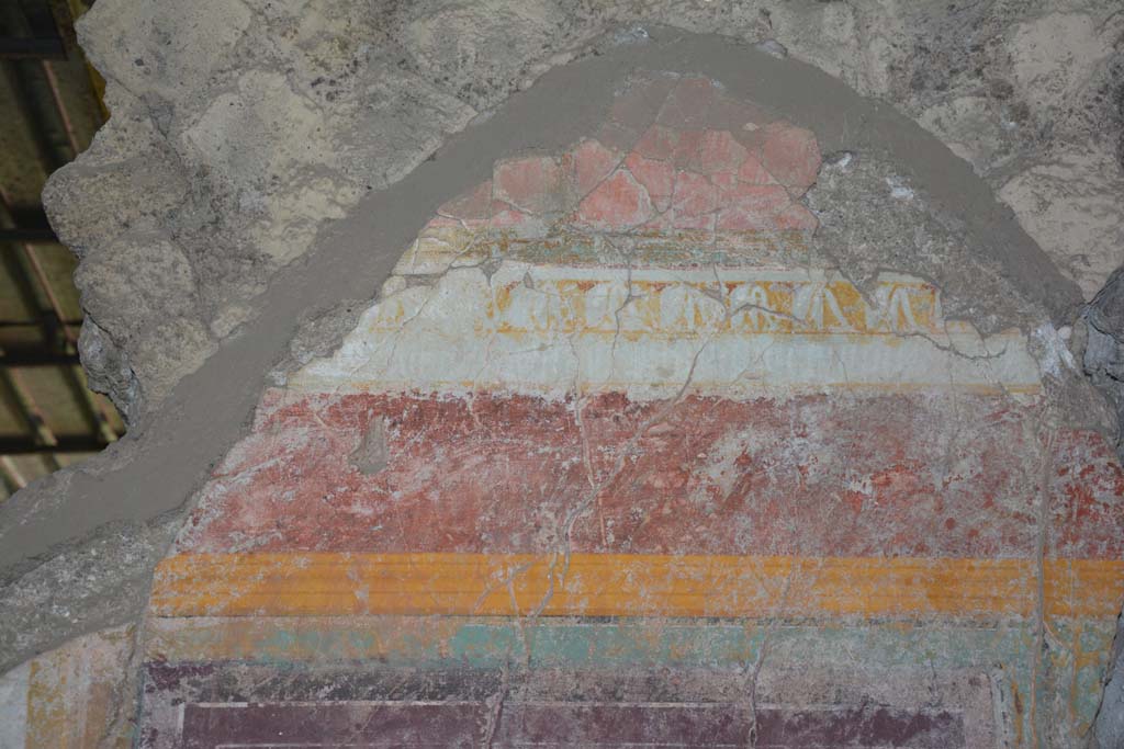 VI.17.41 Pompeii. September 2019. Detail from west wall of north ala.
Foto Annette Haug, ERC Grant 681269 DCOR.
