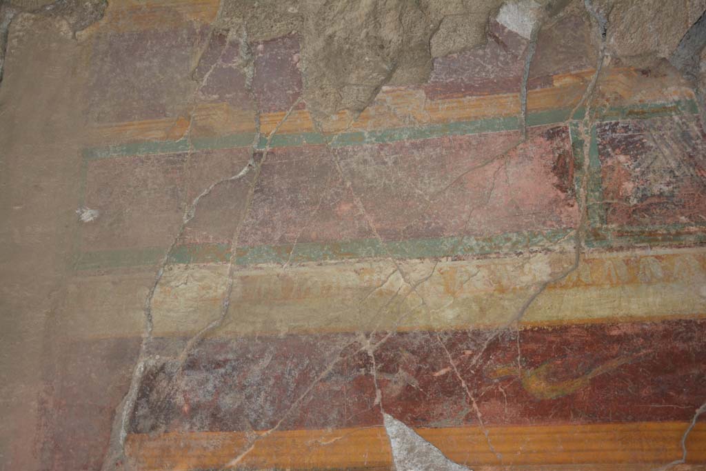 VI.17.41 Pompeii. September 2019. Detail from upper north wall in north ala.
Foto Annette Haug, ERC Grant 681269 DCOR.
