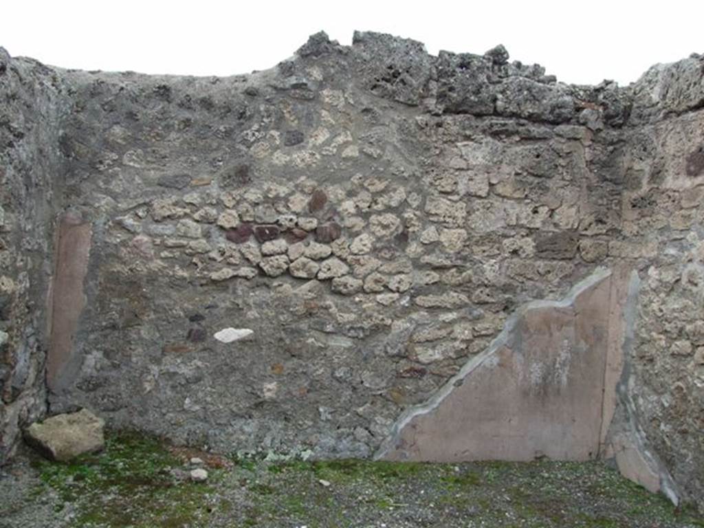VII.1.24 Pompeii.  Shop.  December 2007.  West wall.