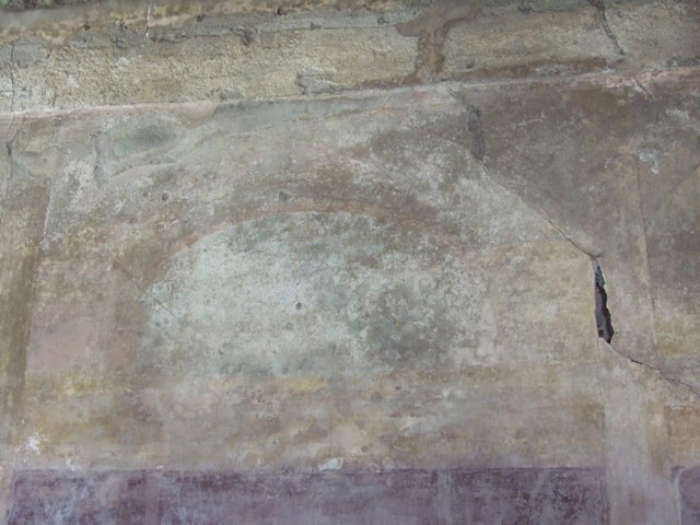 VII.2.16 Pompeii. March 2009. Room 20, painted wall decoration in triclinium.