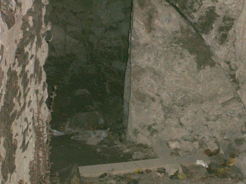 VII.2.23 Pompeii. December 2004. Entrance to cellar.