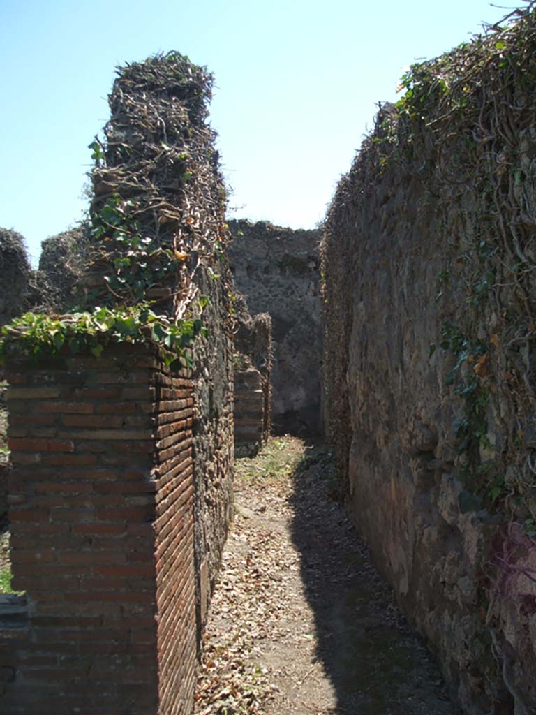 VII.3.8, Pompeii. December 2018. Niche in west wall of shop. Photo courtesy of Aude Durand.