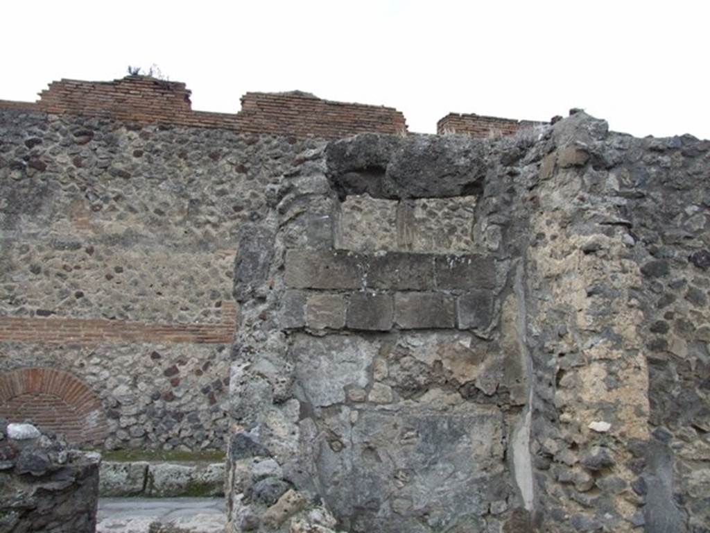 VII.3.39 Pompeii.  December 2007.  West wall.