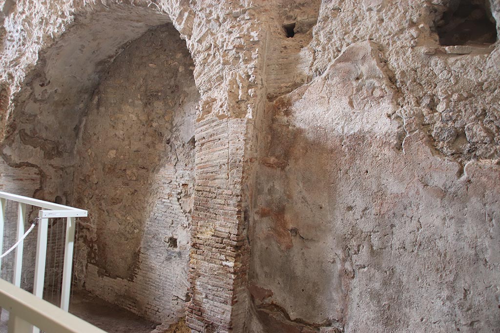 VII.5.8 Pompeii. October 2024. Caldarium (50), looking towards east wall. Photo courtesy of Klaus Heese.