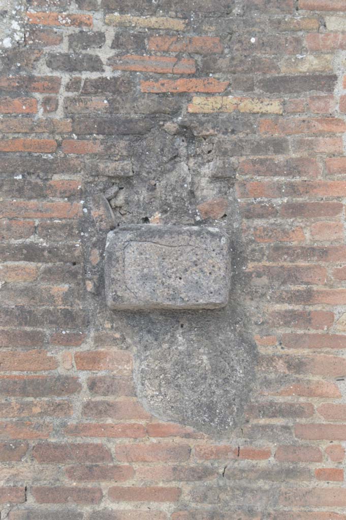 VII.5.29 Pompeii. March 2019. 
Detail of plaque (?) on north side of entrance doorway. 
(Note – something very similar can be seen on the east side of the doorway at VII.5.1, the west side of the doorway at VII.5.2, and between the pilasters of VII.5.23/24 and 25). 
Foto Taylor Lauritsen, ERC Grant 681269 DÉCOR.

Foto Taylor Lauritsen, ERC Grant 681269 DÉCOR.
