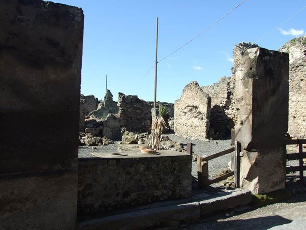 VII.6.20 Pompeii. March 2009.  Entrance on Vicolo delle Terme.
