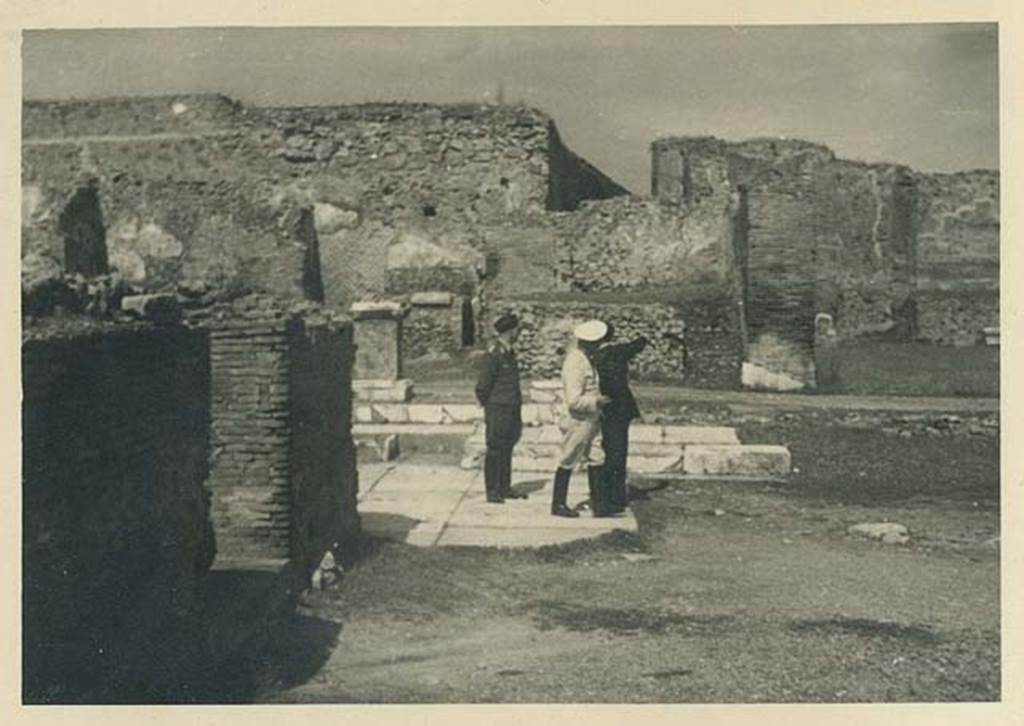 VII.8 Pompeii Forum. c.1909. Looking south-west. Photo courtesy of Rick Bauer.
