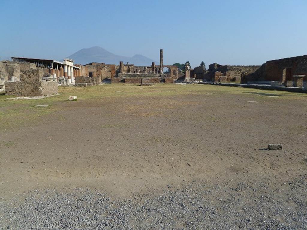 VII.8 Pompeii Forum. July 2010. Looking north. Photo courtesy of Michael Binns.