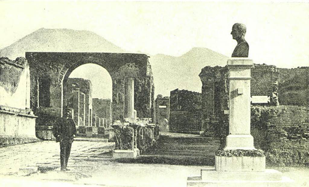 VII.8 Pompeii Forum. 5th June 1925. Looking north. Photo courtesy of Rick Bauer.