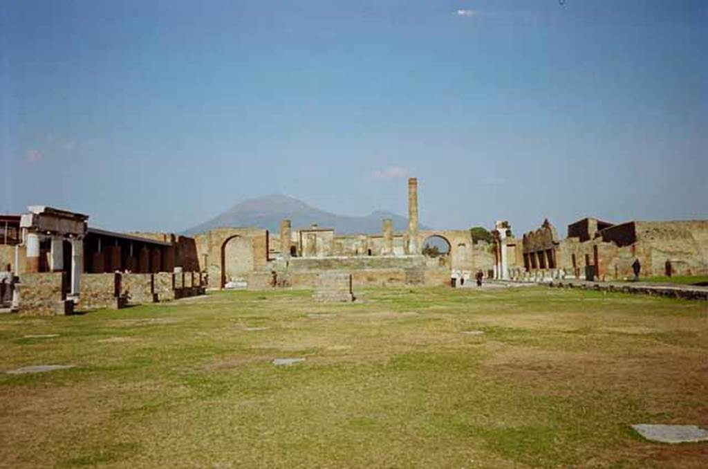 VII.8 Pompeii Forum. June 2008. Looking north. Photo courtesy of Rick Bauer. 