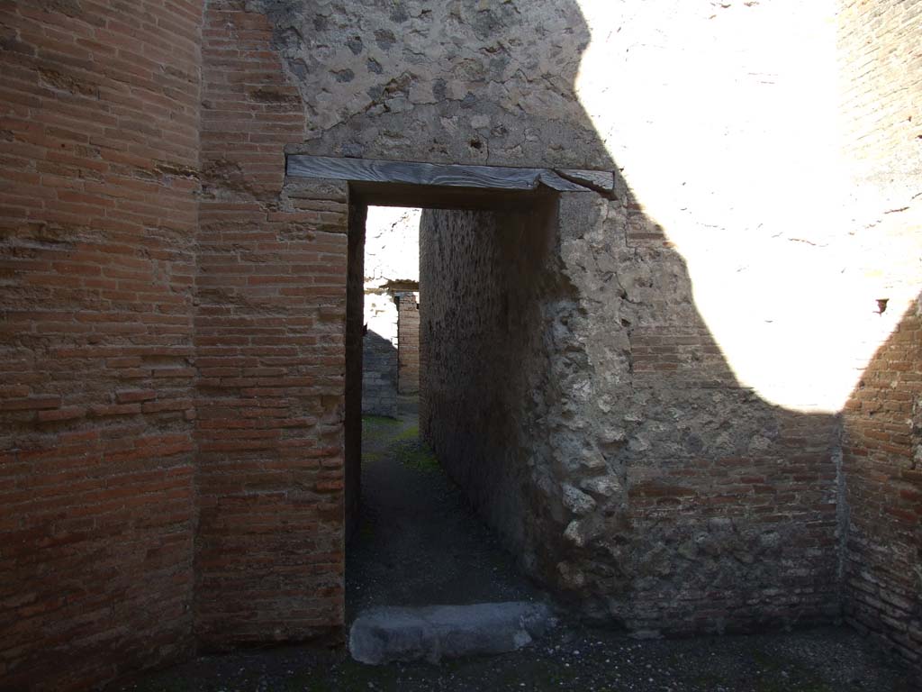 VII.9.1 Pompeii. March 2009. Room 7. Doorway to stairway.