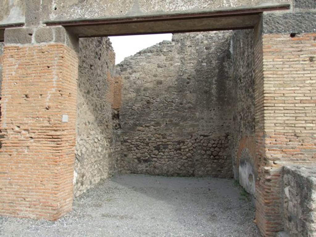 VII.9.11 Pompeii. December 2007. East wall.