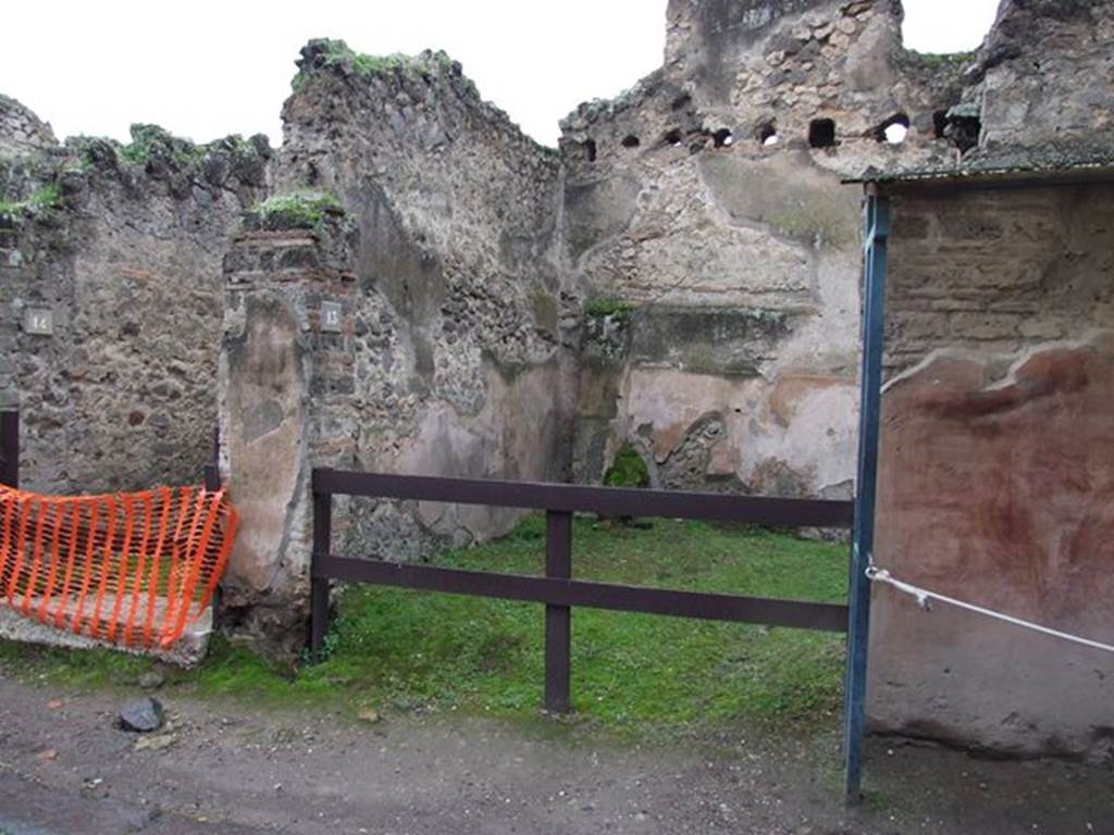 VII.11.13 Pompeii. December 2006. Entrance.
