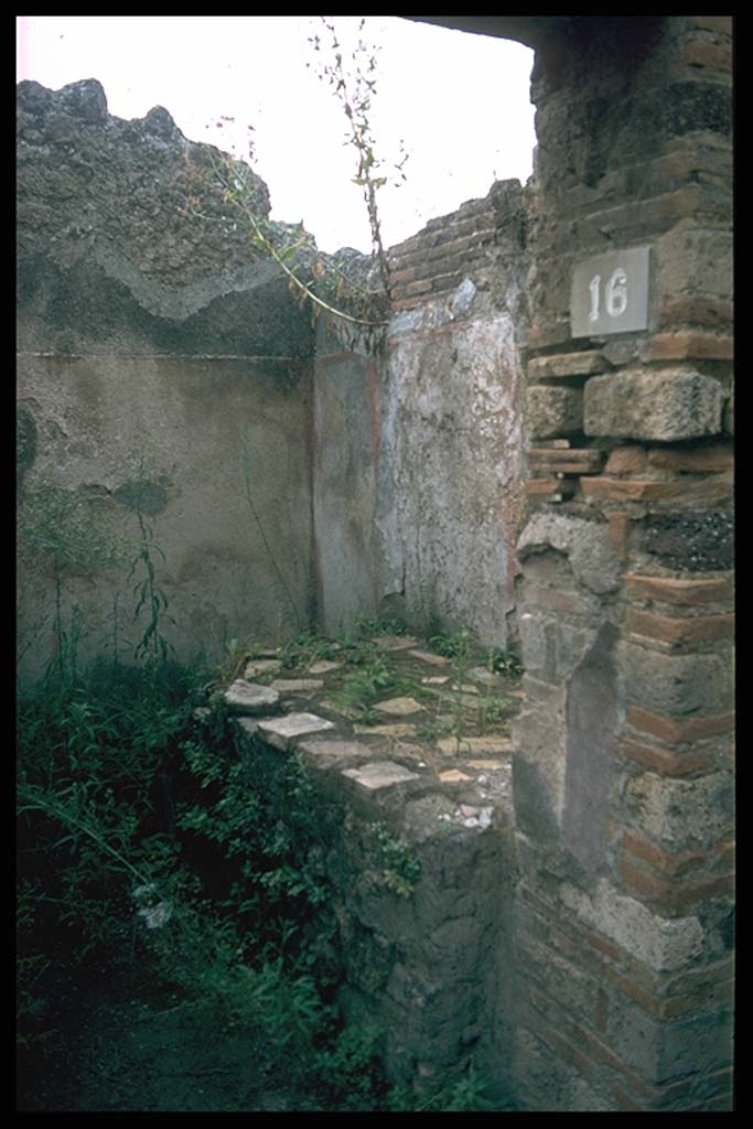 VII.13.16 Pompeii.  Entrance.  Photographed 1970-79 by Günther Einhorn, picture courtesy of his son Ralf Einhorn.
