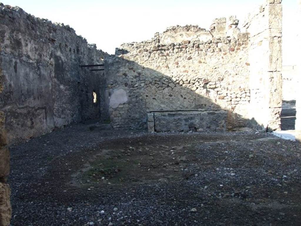 VII.15.1 Pompeii. September 2017. Looking north across atrium from entrance corridor. Photo courtesy of Klaus Heese.

