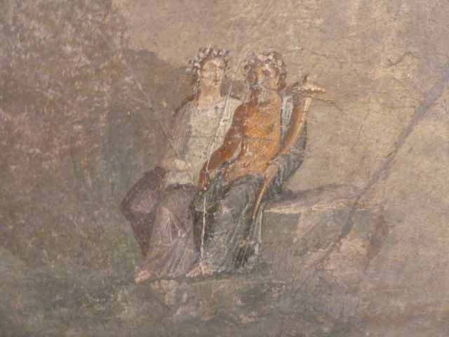 VII.15.2 Pompeii. Drawing by Nicola La Volpe, of detail from painting of Slaughter of the Niobids from north wall of apodyterium/exedra.  
Now in Naples Archaeological Museum. Inventory number ADS 791.
Photo © ICCD. http://www.catalogo.beniculturali.it
Utilizzabili alle condizioni della licenza Attribuzione - Non commerciale - Condividi allo stesso modo 2.5 Italia (CC BY-NC-SA 2.5 IT)
