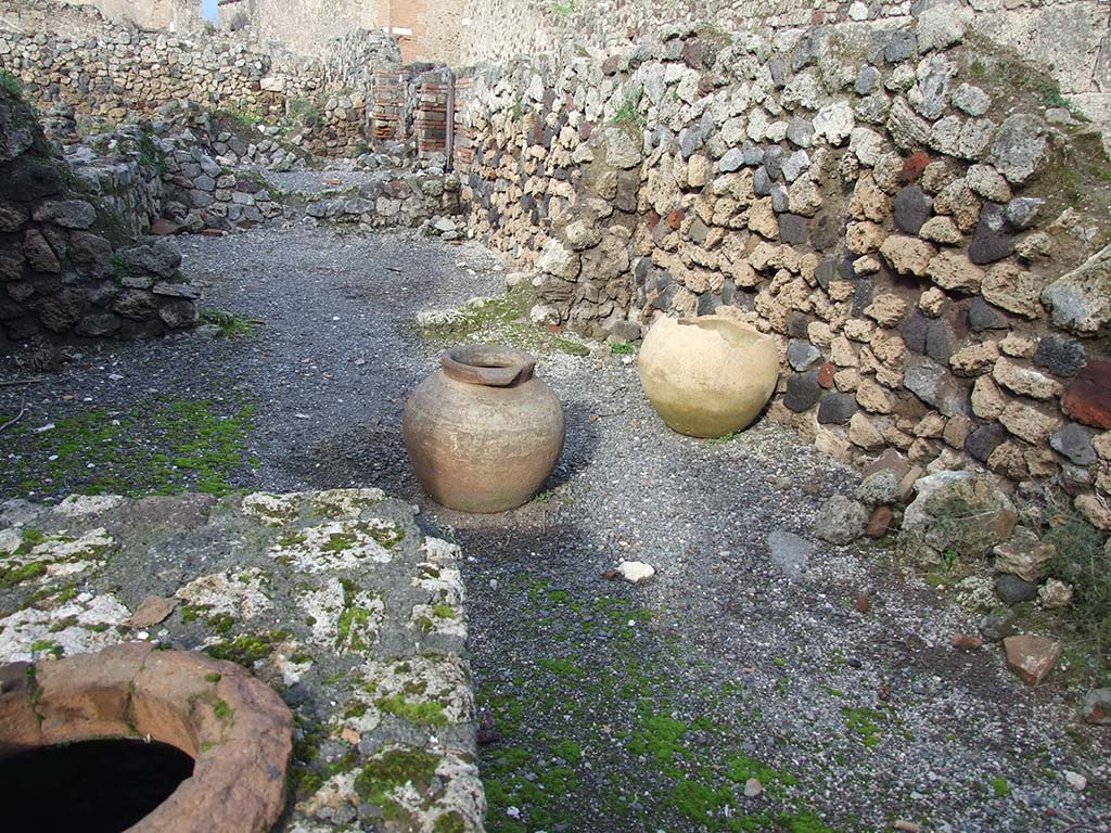 VII.16.7 Pompeii. September 2021. Looking north-west towards rear room. Photo courtesy of Klaus Heese.