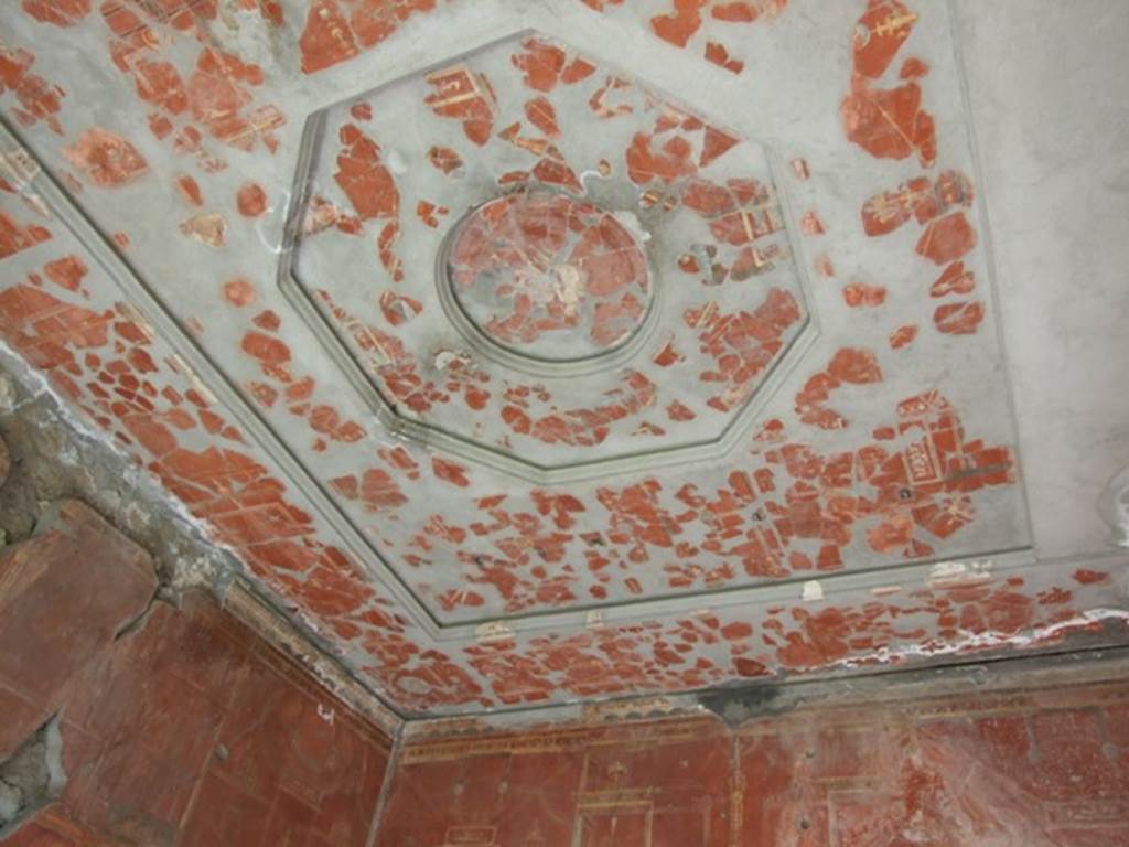 VII.16.17-22 Pompeii. December 2007.   Painted ceiling.