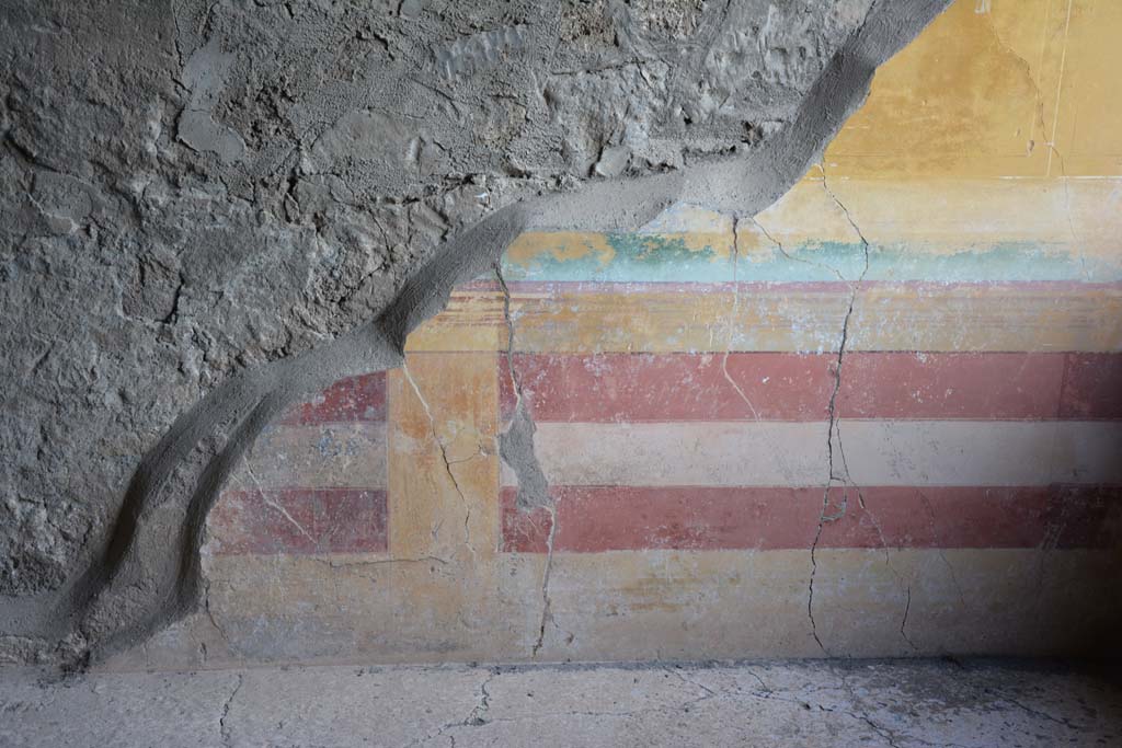 VII.16.22 Pompeii. October 2018. Room 74, detail from south wall.
Foto Annette Haug, ERC Grant 681269 DÉCOR.
