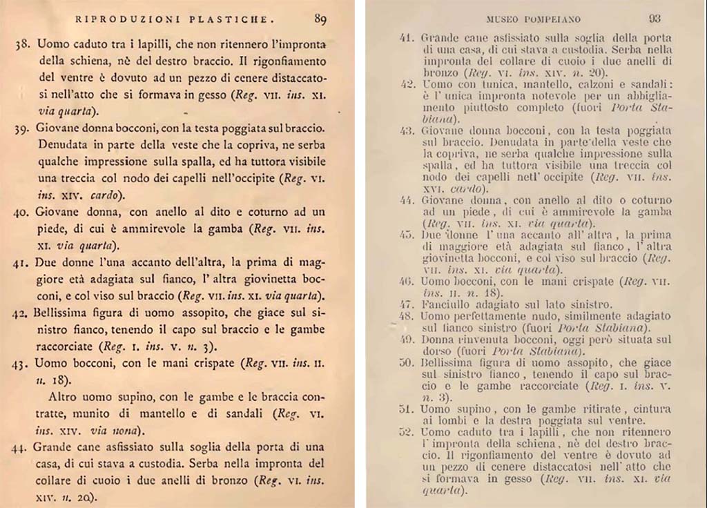 VIII.1.4 Pompeii Antiquarium. Fiorelli, G., 1877. Guida di Pompei. (p.89). Fiorelli, G., 1897. Guida di Pompei, (p.93).