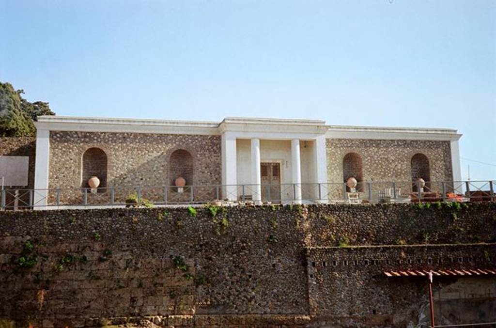 VIII.1.4 Pompeii Antiquarium. January 2010. West exterior side next to Porta Marina. Photo courtesy of Rick Bauer.
