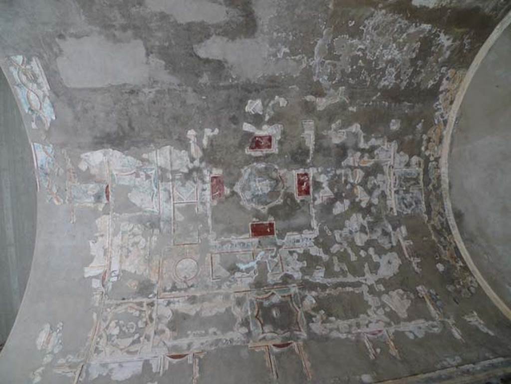 VIII.1.a, Pompeii. June 2017. Oecus A, ceiling. Photo courtesy of Michael Binns.