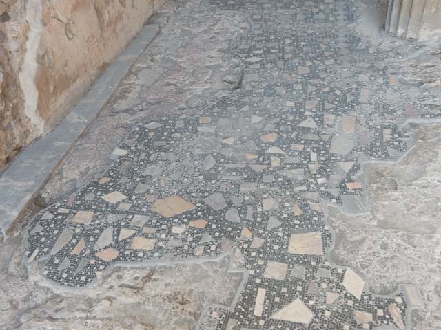 VIII.2.1 Pompeii. December 2005. Mosaic floor in atrium.