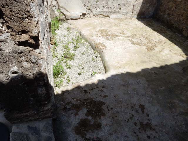 VIII.2.13 Pompeii. May 2018. Room in south east corner of atrium, looking towards east and south walls. Photo courtesy of Buzz Ferebee.
