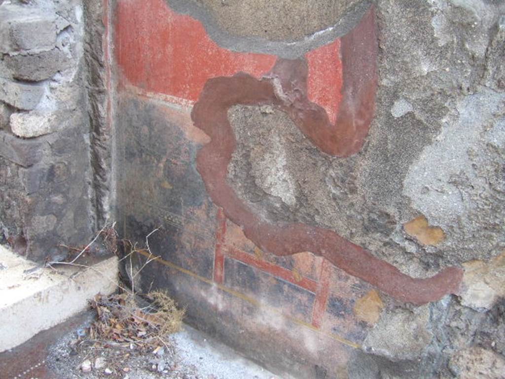 VIII.2.26 Pompeii. April 2017. Looking south from entrance corridor into vestibule, ‘b’ with boar mosaic.
Photo courtesy of Dr Paul J. Turner.
