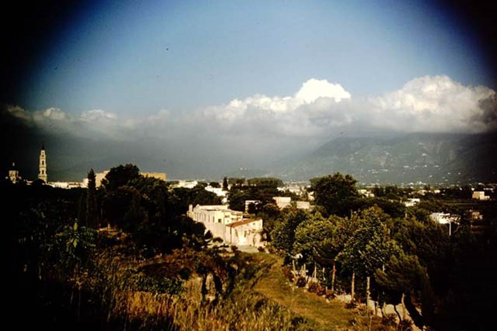 VIII.2.26 Pompeii. 1959. View from a terrace in VIII.2, looking east. Photo by Stanley A. Jashemski.
Source: The Wilhelmina and Stanley A. Jashemski archive in the University of Maryland Library, Special Collections (See collection page) and made available under the Creative Commons Attribution-Non Commercial License v.4. See Licence and use details.
J59f0242
