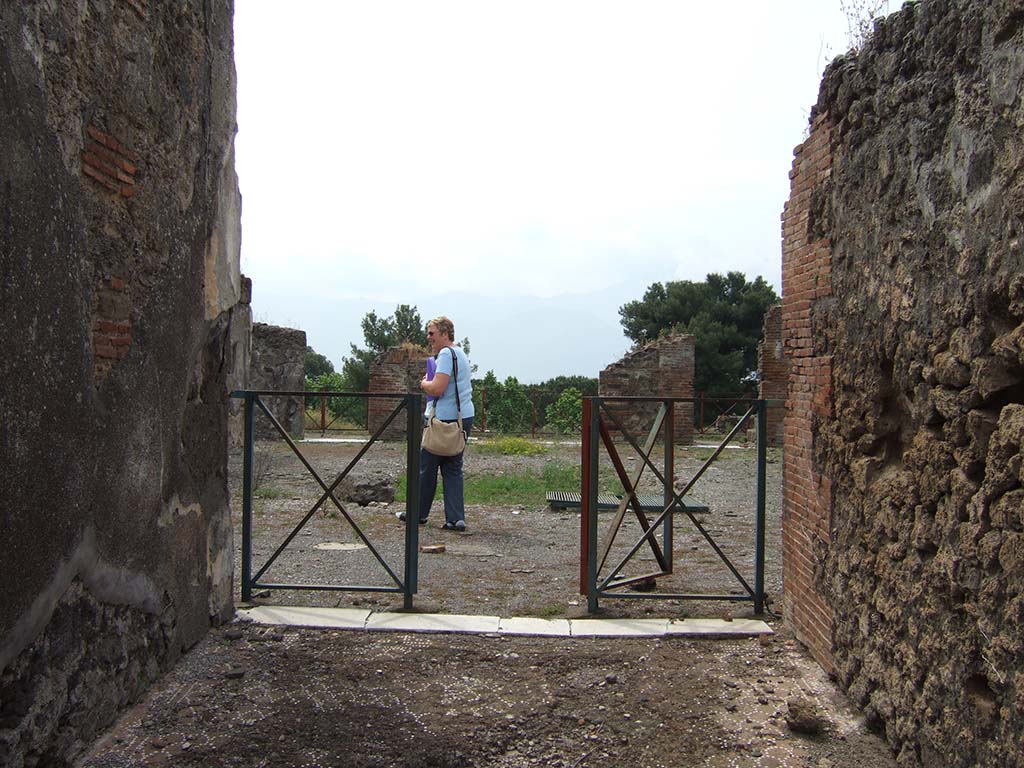 VIII.2.34 Pompeii. May 2006. Cistern mouth on north side, near impluvium in atrium, ‘c’. 