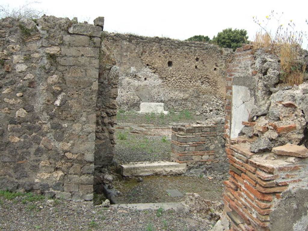 VIII.2.36 Pompeii. May 2006. Looking west from VIII.2.37.
