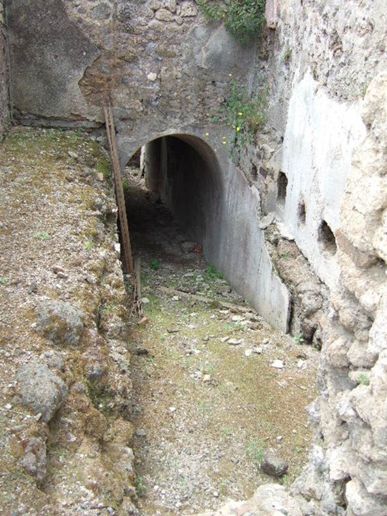 VIII.2.36 Pompeii. May 2006. Passage to lower level.
