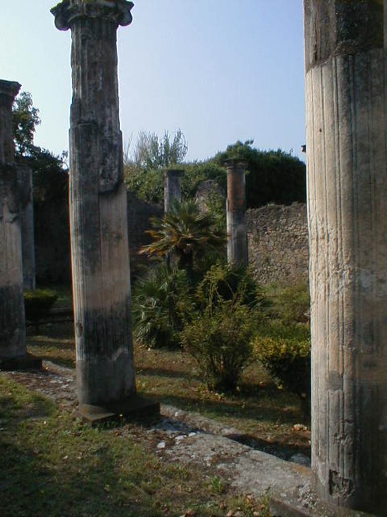 VIII.3.8 Pompeii. September 2004. Peristyle, looking south-west.

 
