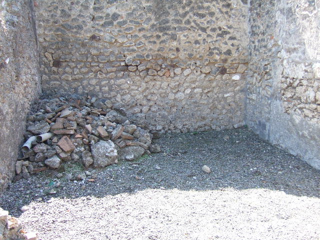 VIII.3.14 Pompeii. September 2005. Looking south in oecus.