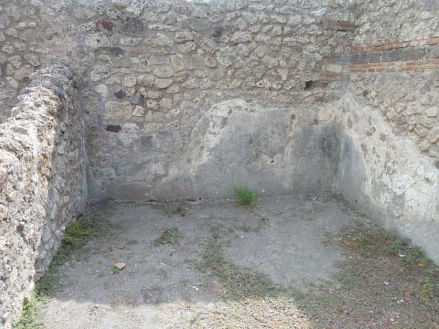 VIII.4.1 Pompeii. September 2015. South wall of rear room.