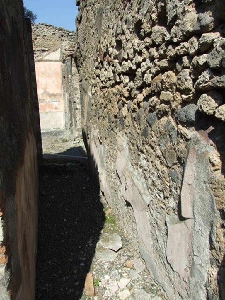 VIII.4.4 Pompeii.  March 2009.  Room 5.  Corridor or steps to upper floor.