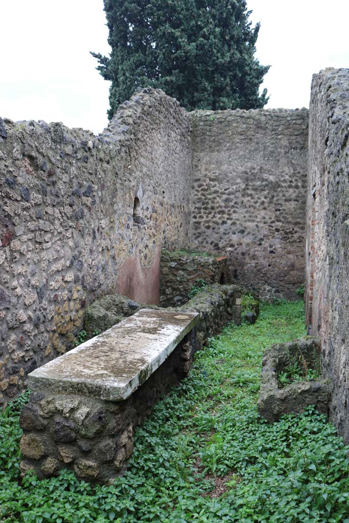 VIII.4.4, Pompeii. December 2018. 
Room 7, looking south in kitchen. Photo courtesy of Aude Durand.
