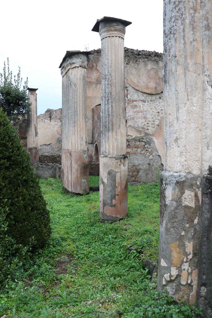 VIII.4.4, Pompeii. December 2018. 
Looking north-east from south portico. Photo courtesy of Aude Durand.

