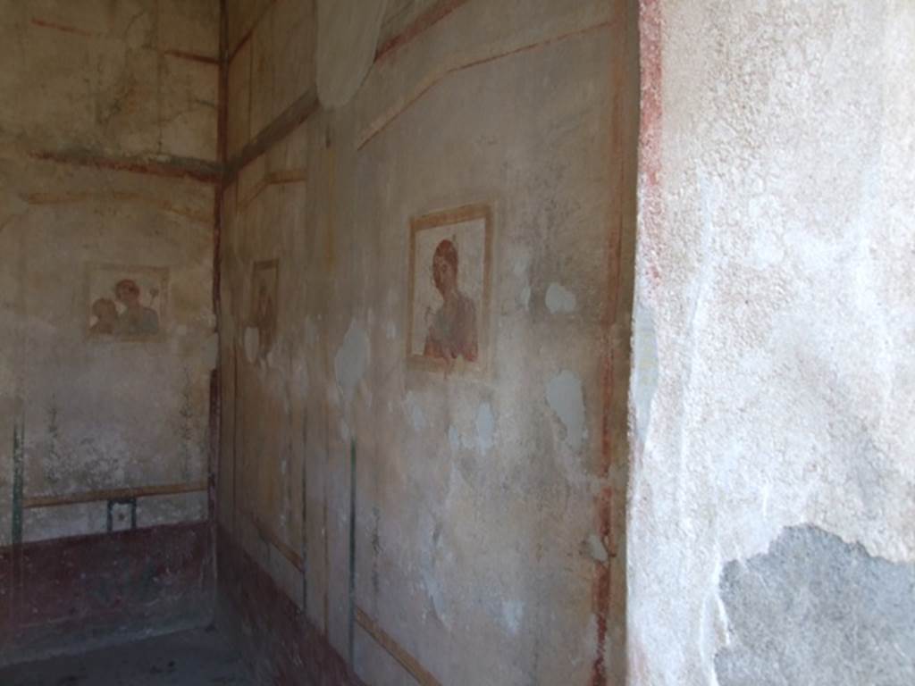 VIII.4.4 Pompeii. March 2009. Room 22, north wall of cubiculum.  