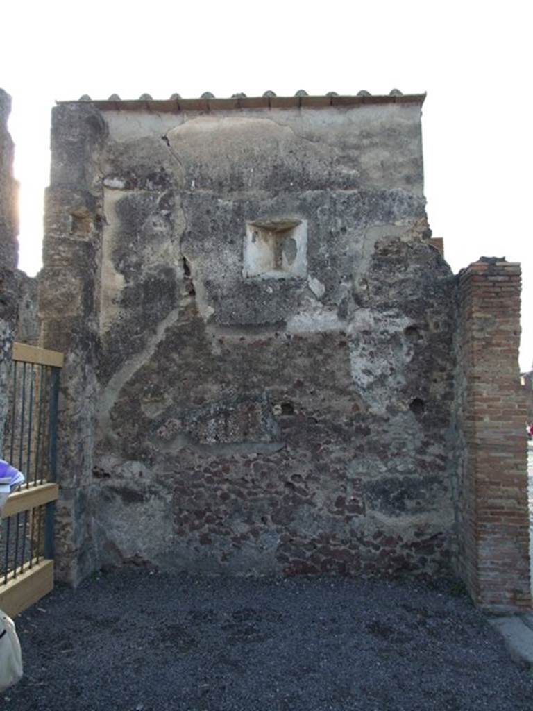 VIII.4.16 Pompeii. December 2007. West wall.