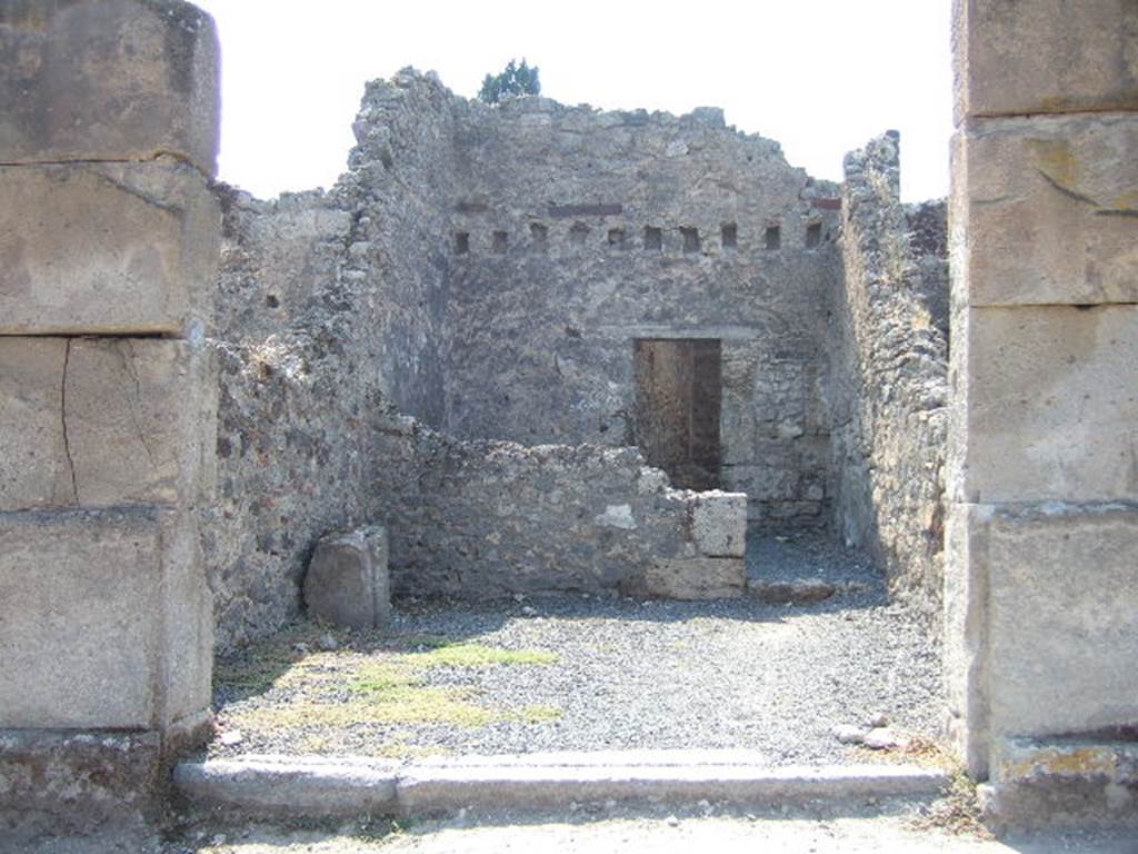 VIII.4.20 Pompeii. September 2005. Entrance on Via Stabiana.