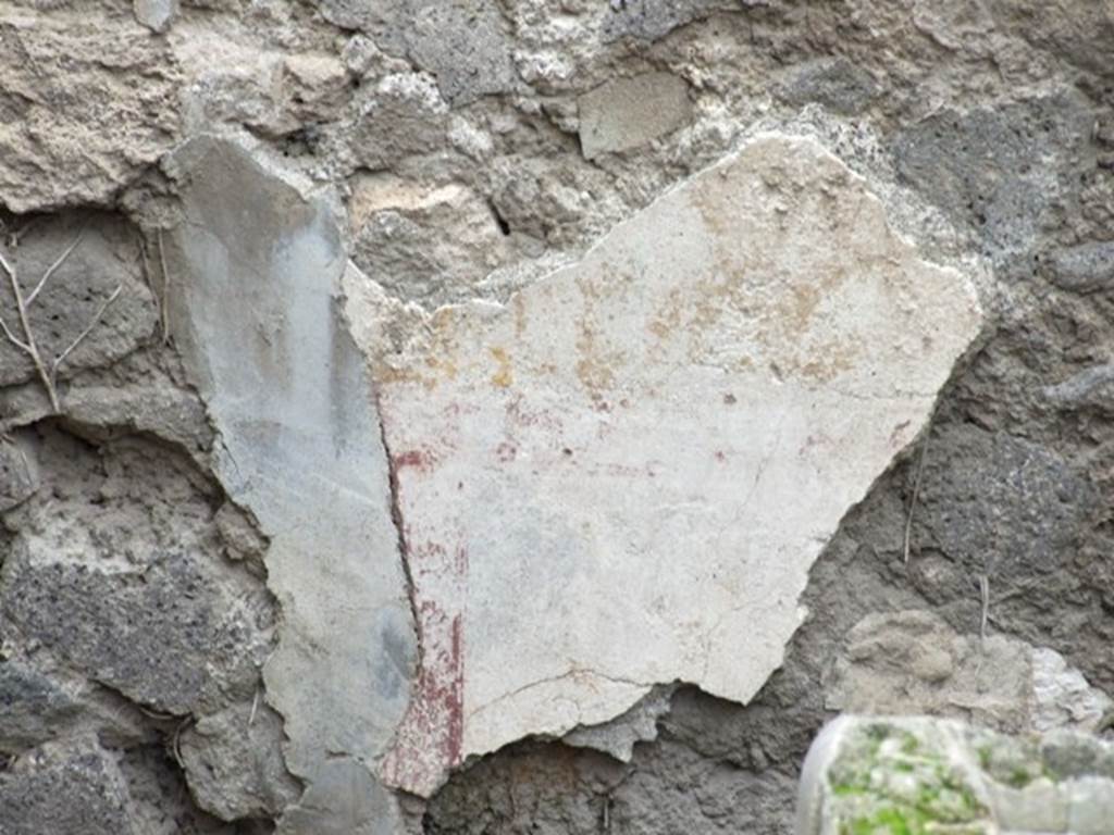 VIII.4.24 Pompeii.  Street altar.  December 2007.  Wall plaster.