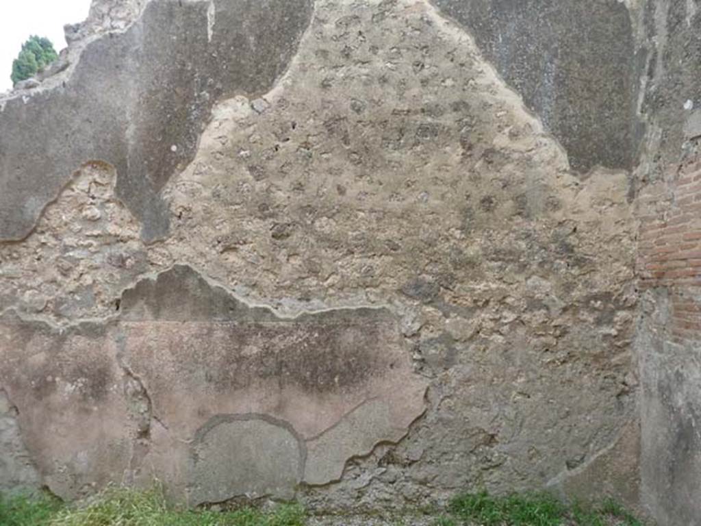 VIII.4.37 Pompeii. September 2015. South wall of triclinium.