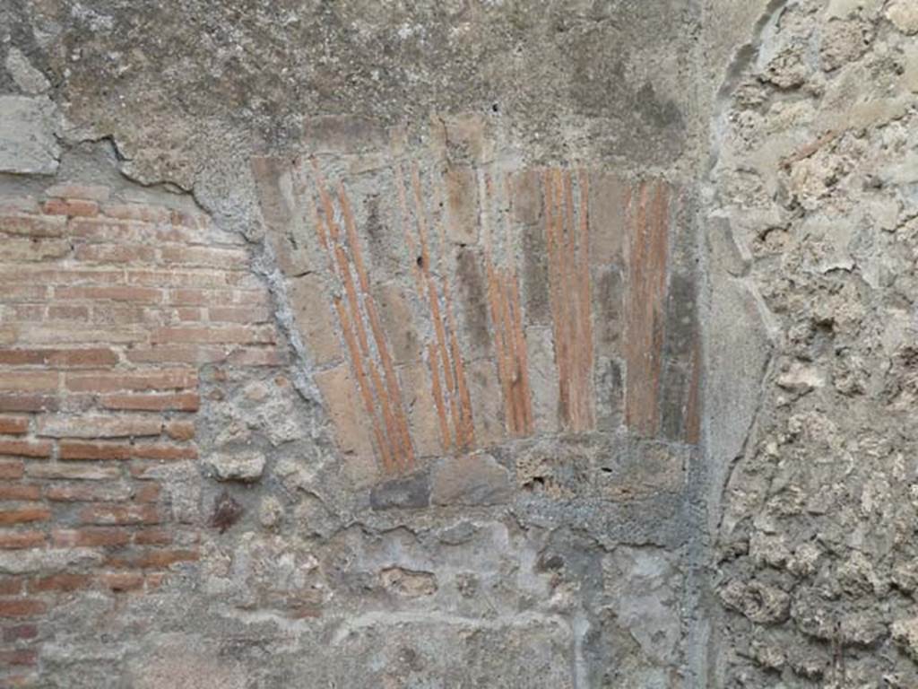 VIII.4.37 Pompeii. September 2015. Feature on west wall, in north-west corner.